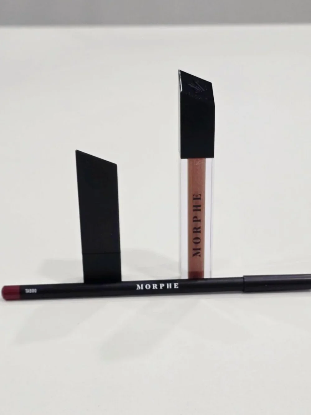 Morphe ✦ Out & A Pout Smoky Red Lip Trio ✦ Lipstick Gloss Pencil Vegan NWT